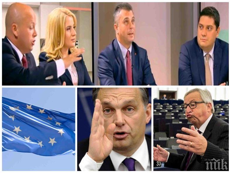 ИСКРИ В ЕФИР! Депутати заформиха лют спор заради Орбан и Евросъюза