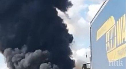 първо пик огромен пожар тракия снимки