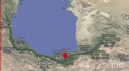 трус земетресение магнитуд рихтер регистрирано северен иран