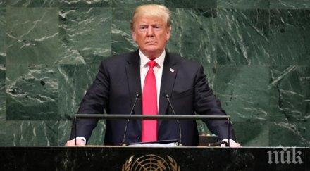 тръмп заклейми глобализма речта общото събрание оон