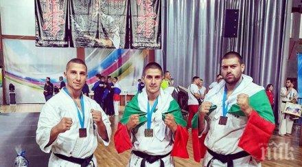 шампионски титли общо медала извоюваха мъжете жените националния отбор киокушин европейското русия снимки