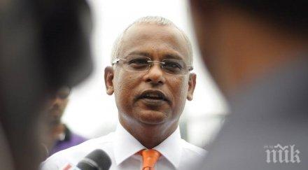 изненада малдивите лидерът опозицията изненадваща победа президентските избори