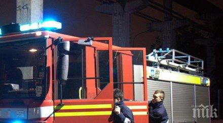 ужасяваща нощ пожарникарите бургаско огън хълма банево снимка