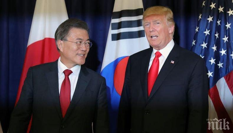Президентите на САЩ и Южна Корея подписаха споразумение за свободна търговия