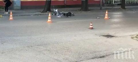 Шкода помете велосипедист в Монтана (СНИМКА)