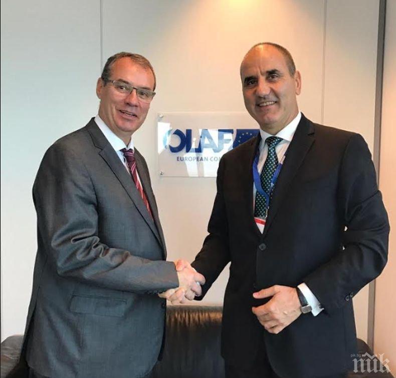 Цветан Цветанов се срещна с генералния директор на ОЛАФ 

