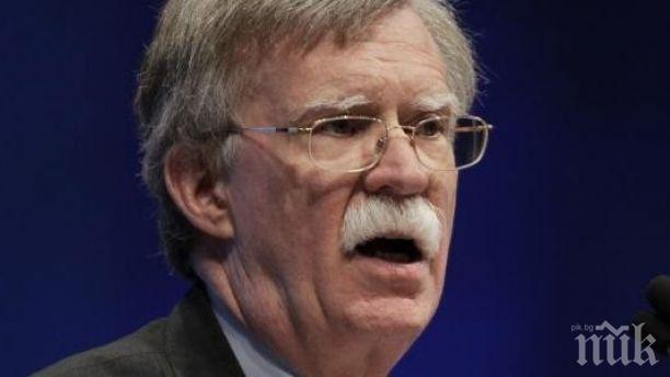 Джон Болтън: Вашингтон ще реализира агресивно и непоколебимо санкциите срещу Иран
