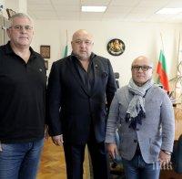 Министър Кралев се срещна с новоизбраните шефове на федерацията по джудо


