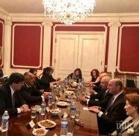 Премиерът Борисов на среща с американски еврейски организации