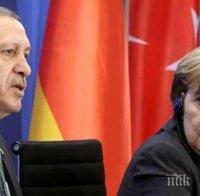 Изгониха журналист от пресконференцията след срещата между Меркел и Ердоган