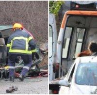 ПОРЕДНА СМЪРТ НА ПЪТЯ! ТИР размаза кола край Елхово - има загинал и ранени 