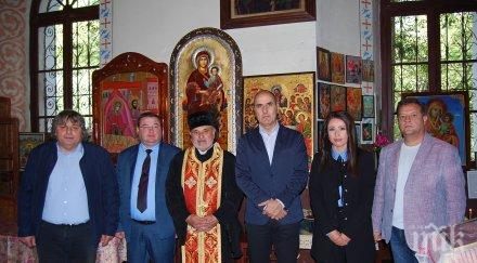 цветан цветанов посети свищовския манастир покров богородичен