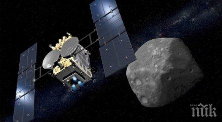 заснеха уникални кадри астероида рюгу снимки видео