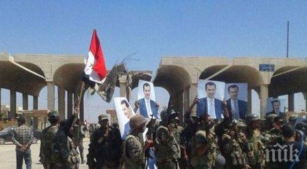 властите йордания отрекоха граничният пункт сирия насиб отворен