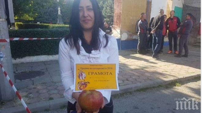 Ябълка колкото диня е №1 на Празника на плодородието в Кюстендил