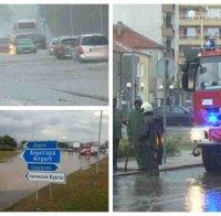 Страшният средиземноморски циклон ни удари! Потоп удави Югоизточна България - в Ахтопол се изсипаха 110 литра на квадратен метър (СНИМКИ)