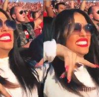 ВИП ФЕНКА! Гери-Никол разбуни духовете в нета - дере гърло за ЦСКА