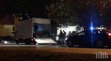 полицията хърватия залови наши каналджии мигранти камион