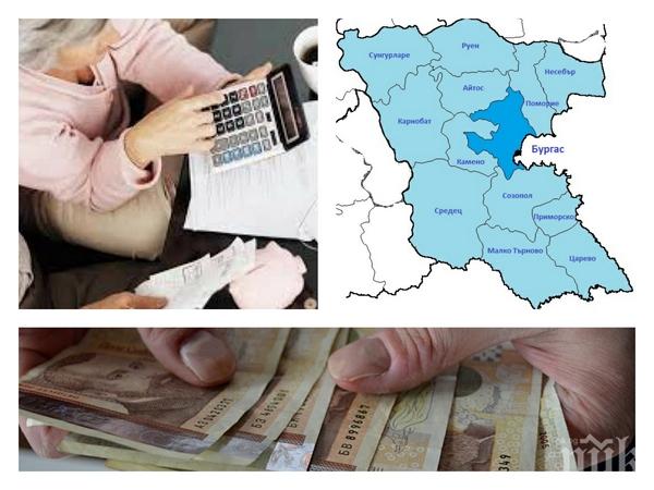Средната пенсия в Бургаско премина границата от 400 лева