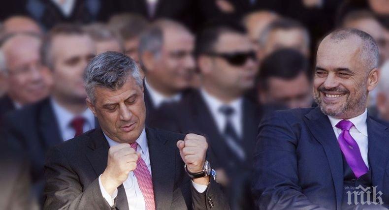 Хашим Тачи и Еди Рама на среща в Женева, договарят границите на Косово
