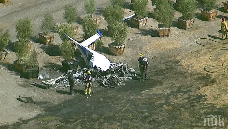 Инцидент със самолет в района на калифорнийско летище