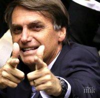 Крайнодесният Жаир Болсонаро води на президентските избори в Бразилия