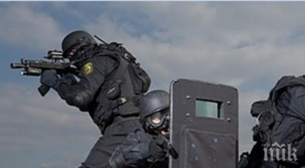 спецотряди борба тероризма провеждат практическо учение