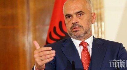 албанските лидери инфарктни противоречияп договора границата гърция