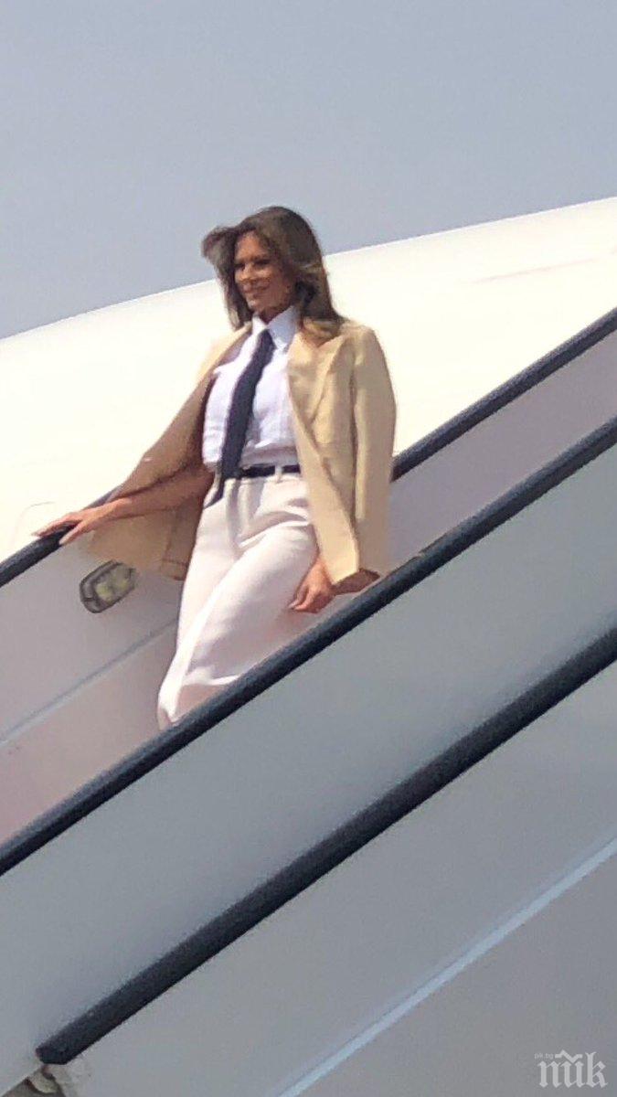 Мелания Тръмп пристигна на посещение в Египет (СНИМКИ)