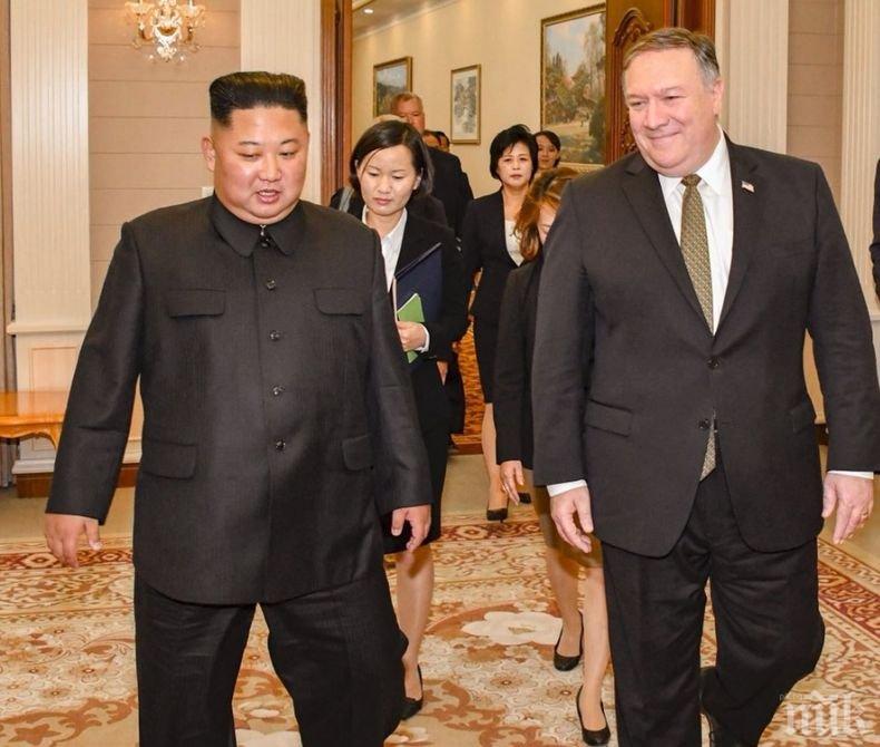 Държавният секретар на САЩ обяви за прогрес в преговоритепс КНДР след визитата си в Пхенян