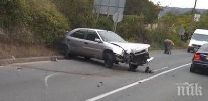 пътя тежка катастрофа затвори пътя кюстендил полицията съвети шофьорите