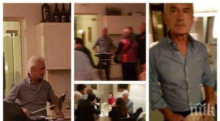 пик волен сидеров вихри свиреп скандал чужденци насред столичен ресторант уникални снимки