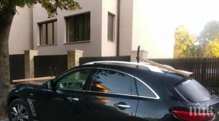 забиха кирки ново инфинити насред ямбол снимка