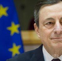 Шефът на ЕЦБ посъветва Италия да не говори за излизане от еврозоната
