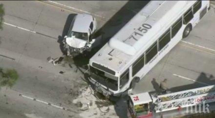 ранени тежка катастрофа калифорния