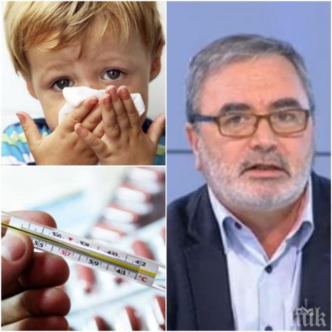 ВАЖНО! Д-р Кунчев с опасна прогноза - до дни идва грипна епидемия