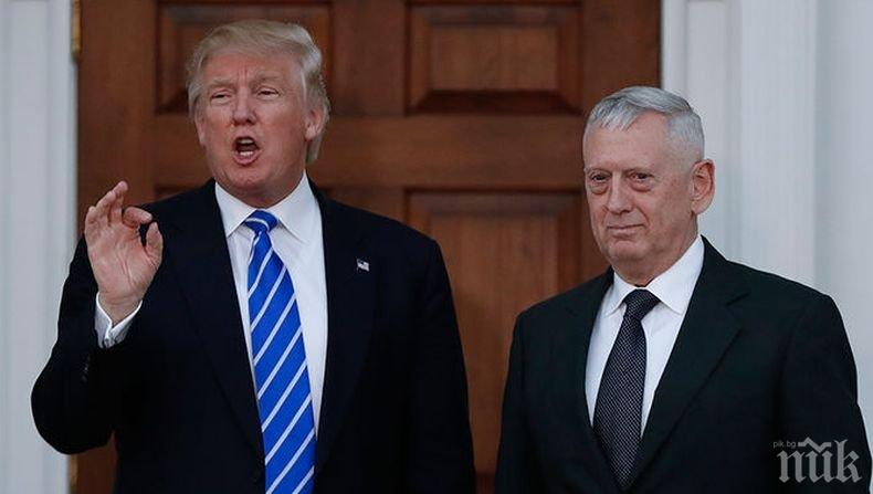 Министърът на отбраната на САЩ: Никога не съм обсъждал с Доналд Тръмп възможност да подам оставка