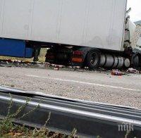 ТРАГЕДИЯ НА ПЪТЯ! Полски тираджия уби нашенец, спрял в аварийната лента 