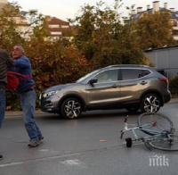 Шофьор и колоездач се биха в София (СНИМКИ)