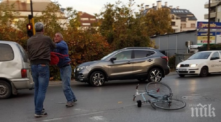 шофьор колоездач биха софия снимки