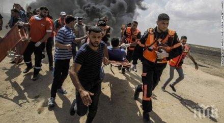 израелската армия рани пет палестинци ивицата газа