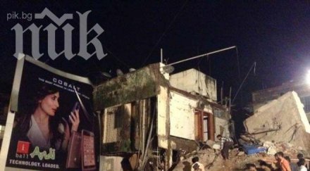 многоетажна жилищна сграда срути центъра мумбай
