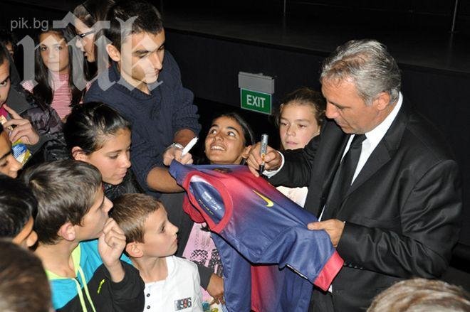 Христо Стоичков предизвика фурор в Чикаго, плаче заедно с феновете си