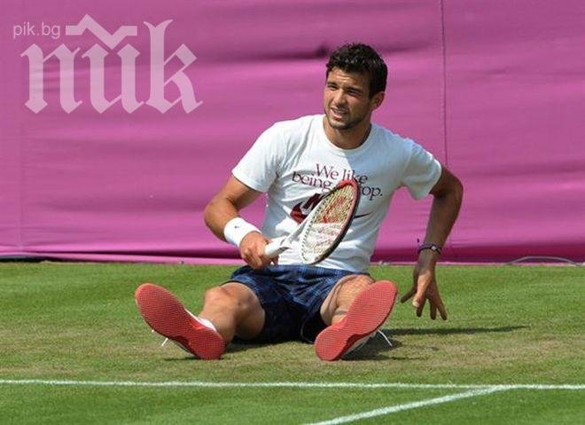 Отложиха мача на Гришо срещу Лейтън Хюит за утре