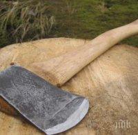 Съсякоха с брадва възрастен мъж в дома му