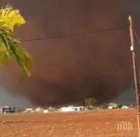Мощно торнадо отнесе 40 къщи в столицата на Кипър