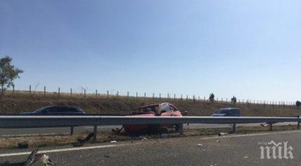 трагедия млада жена приморско загуби живота магистрала тракия