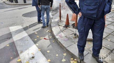 тежък инцидент пенсионер пропадна отворена шахта центъра софия пострада сериозно снимки