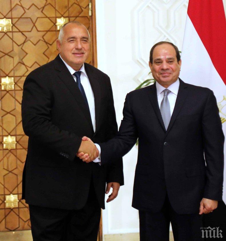 ПЪРВО В ПИК! Премиерът Борисов с важни договорки с президента на Египет (ВИДЕО/СНИМКИ/ОБНОВЕНА)