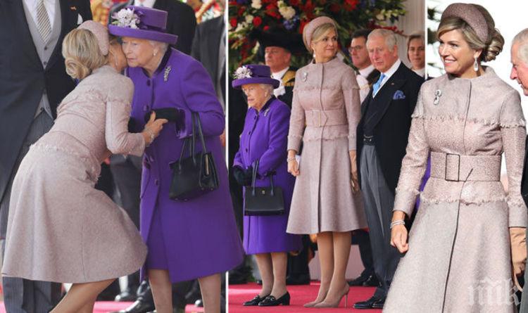 ИСТОРИЧЕСКО: Британското кралско семейство посрещна холандското в Бъкингамския дворец